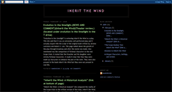 Desktop Screenshot of ineritthewind.blogspot.com