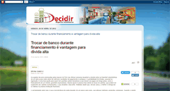 Desktop Screenshot of decidir-imoveis.blogspot.com