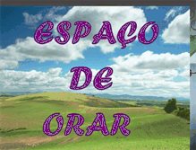 Tablet Screenshot of espacodeorar.blogspot.com