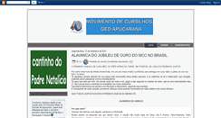 Desktop Screenshot of cursilhoapucarana.blogspot.com