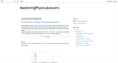 Desktop Screenshot of masteringphysicssolutions.blogspot.com