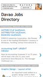 Mobile Screenshot of davaojobsdirectory.blogspot.com