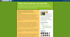 Desktop Screenshot of letycompetenciasparatrascender.blogspot.com