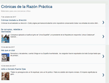 Tablet Screenshot of cronicasdelarazonpractica.blogspot.com