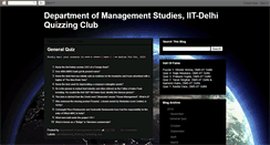 Desktop Screenshot of dmsiitdquizzersclub.blogspot.com