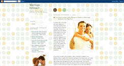 Desktop Screenshot of marriageintimacy09.blogspot.com