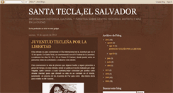 Desktop Screenshot of centrohistoricosantatecla.blogspot.com