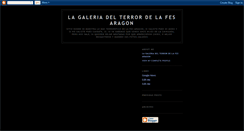 Desktop Screenshot of galeriadelterror.blogspot.com