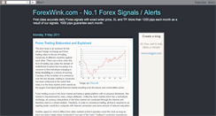 Desktop Screenshot of forexwink.blogspot.com