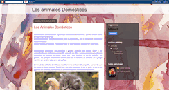 Desktop Screenshot of losanimlesdomesticos.blogspot.com