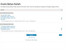 Tablet Screenshot of gratisbahankuliah.blogspot.com