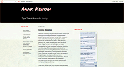 Desktop Screenshot of anak-kenyah.blogspot.com