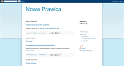 Desktop Screenshot of nowa-prawica.blogspot.com