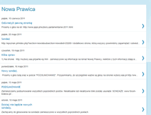 Tablet Screenshot of nowa-prawica.blogspot.com