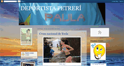 Desktop Screenshot of deportistapetrer.blogspot.com