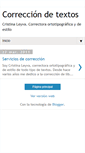 Mobile Screenshot of correcciontextos.blogspot.com