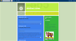 Desktop Screenshot of abstractcows.blogspot.com