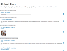 Tablet Screenshot of abstractcows.blogspot.com
