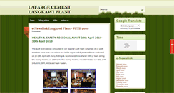Desktop Screenshot of lafarge-langkawi.blogspot.com
