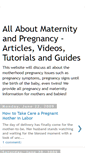 Mobile Screenshot of maternityandpregnancy.blogspot.com