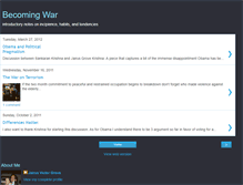 Tablet Screenshot of becomingwar.blogspot.com