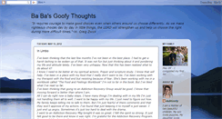 Desktop Screenshot of goofythoughts.blogspot.com