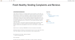 Desktop Screenshot of fresh-healthy-vending-complaint.blogspot.com