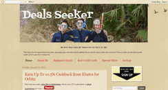 Desktop Screenshot of dealsseeker.blogspot.com
