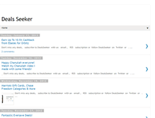 Tablet Screenshot of dealsseeker.blogspot.com