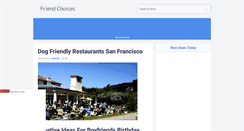 Desktop Screenshot of friendchoices.blogspot.com
