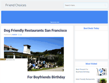 Tablet Screenshot of friendchoices.blogspot.com