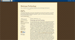 Desktop Screenshot of maricopatechnology.blogspot.com