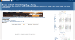 Desktop Screenshot of burzaonline.blogspot.com