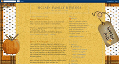 Desktop Screenshot of mclainfamilymusings.blogspot.com