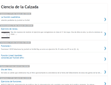 Tablet Screenshot of cienciadelacalzada.blogspot.com