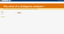 Desktop Screenshot of goldenthoughts.blogspot.com