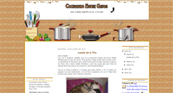 Desktop Screenshot of cocinandoentregatos.blogspot.com