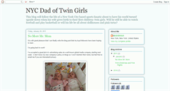 Desktop Screenshot of nycdadoftwingirls.blogspot.com