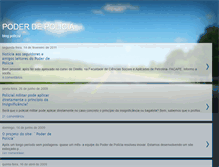 Tablet Screenshot of poderdepolicia.blogspot.com