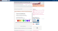 Desktop Screenshot of meditacionesguiadas.blogspot.com
