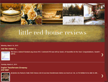 Tablet Screenshot of littleredhousereviews.blogspot.com