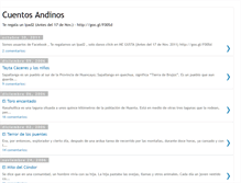 Tablet Screenshot of cuentosandinos.blogspot.com