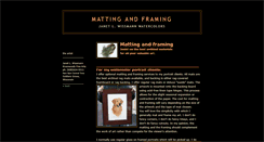 Desktop Screenshot of mattingandframing.blogspot.com