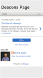 Mobile Screenshot of deaconspage.blogspot.com