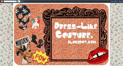 Desktop Screenshot of dress-likecouture.blogspot.com