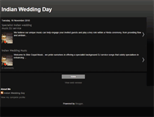 Tablet Screenshot of indianweddingmusic.blogspot.com
