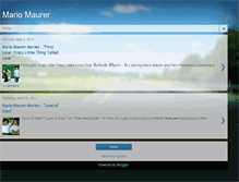 Tablet Screenshot of ilovemariomaurer.blogspot.com