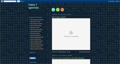 Desktop Screenshot of fabioligienista.blogspot.com