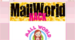 Desktop Screenshot of mallworldhack.blogspot.com