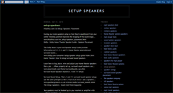 Desktop Screenshot of 14-setupspeakers.blogspot.com